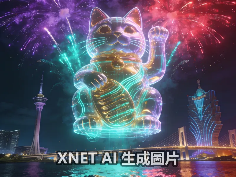 未來澳門美食節視覺海報 - AI 創意生成示範